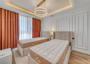 Трёхкомнатный пентхаус с террасой и развитой инфраструктурой в районе Каргыджак