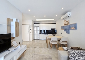 Двухкомнатная квартира 1+1 с развитой инфраструктурой в районе Махмутлар