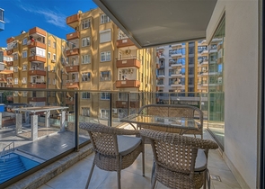 Трёхкомнатная квартира 2+1 в жилом комплексе в районе Махмутлар