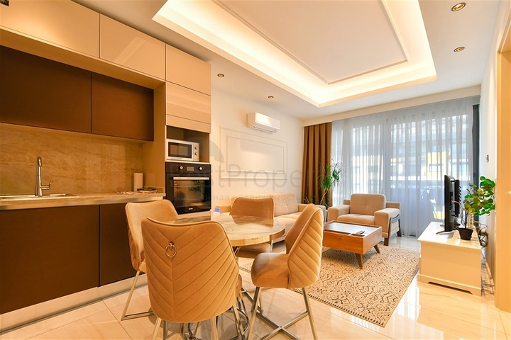 Двухкомнатная квартира 1+1 с современной инфраструктурой в районе Махмутлар