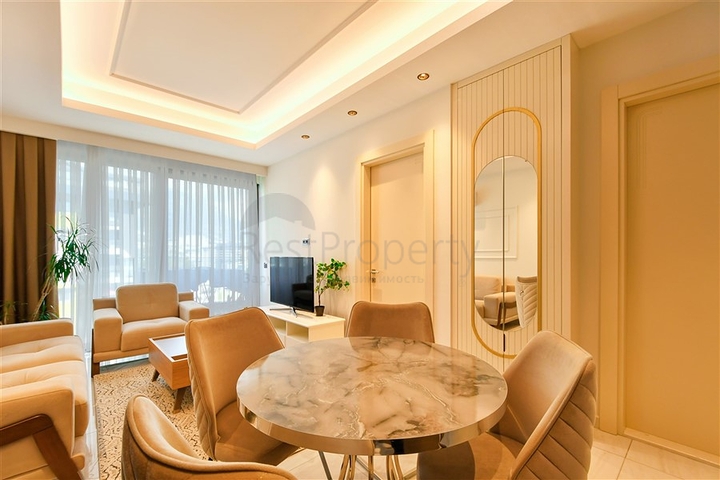 Двухкомнатная квартира 1+1 с современной инфраструктурой в районе Махмутлар