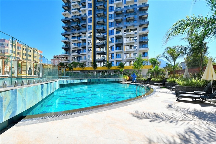 Двухкомнатная квартира 1+1 с современной инфраструктурой в районе Махмутлар