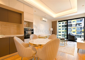 Двухкомнатная квартира 1+1 с современной инфраструктурой в районе Махмутлар