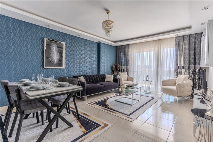 Трёхкомнатная квартира 2+1 с мебелью и развитой инфраструктурой в районе Махмутлар