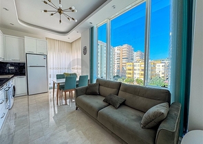 Двухкомнатная квартира 1+1 с мебелью в районе Махмутлар