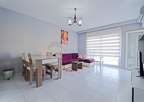 Двухкомнатная квартира 1+1 с мебелью и балконом в районе Махмутлар