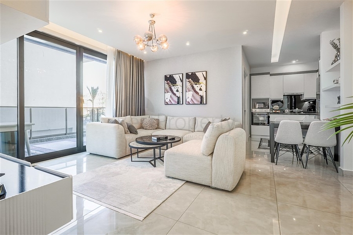 Трёхкомнатная квартира 2+1 с мебелью в районе Махмутлар в 20 м от моря