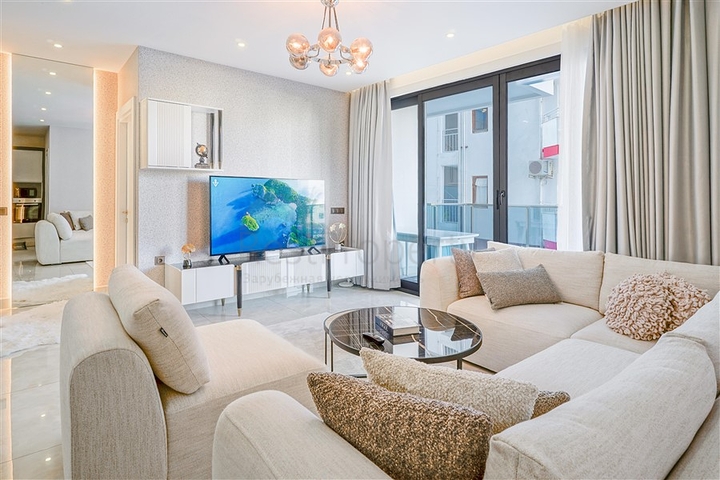 Трёхкомнатная квартира 2+1 с мебелью в районе Махмутлар в 20 м от моря