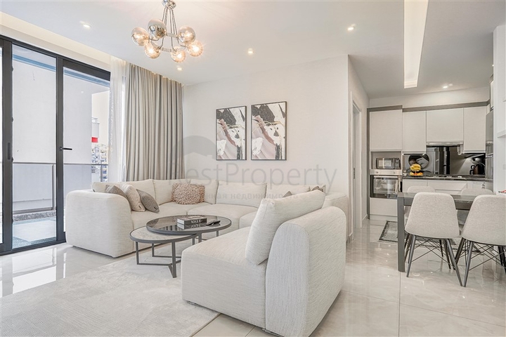 Трёхкомнатная квартира 2+1 с мебелью в районе Махмутлар в 20 м от моря