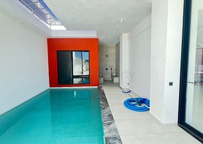 Современная отдельная вилла 4+1 с большим участком в Фетхие