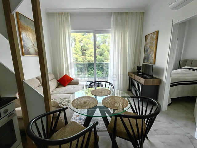 Двухкомнатная квартира 1+1 в зелёной части района Авсаллар с богатой инфраструктурой