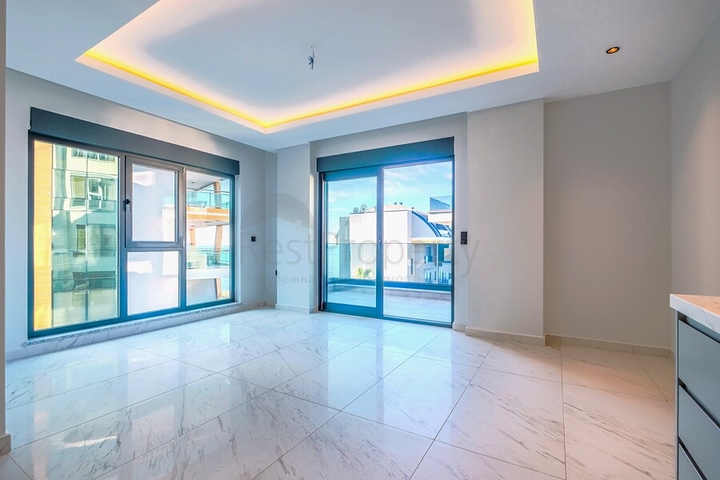 Трёхкомнатная квартира 2+1 рядом с побережьем в районе Каргыджак