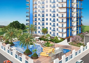 Современная двухкомнатная квартира 1+1 в Махмутларе