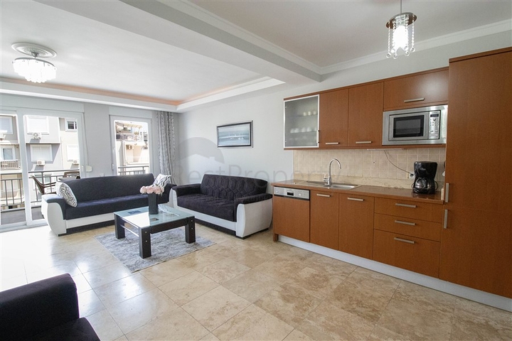 Уютная 1+1 квартира в комплексе  района Джикджилли