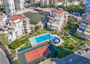 Уютная 1+1 квартира в комплексе  района Джикджилли