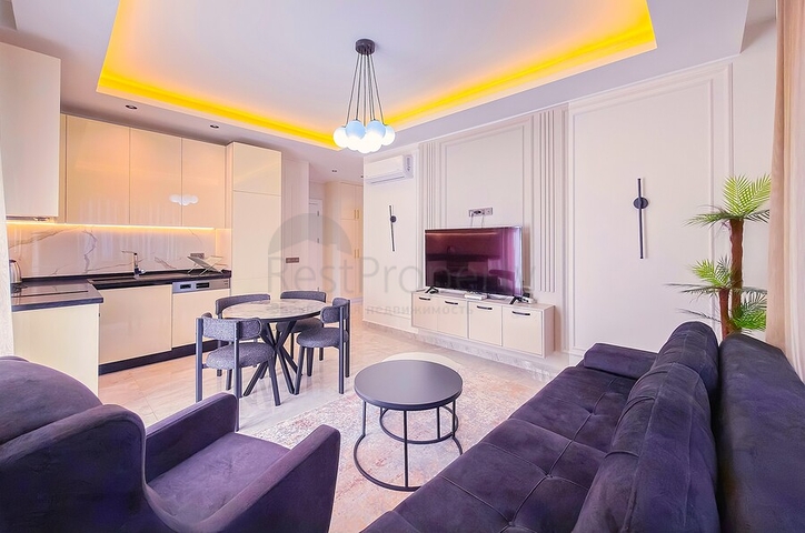 Двухкомнатная квартира 2+1 в центральной части Аланьи рядом с городской инфраструктурой