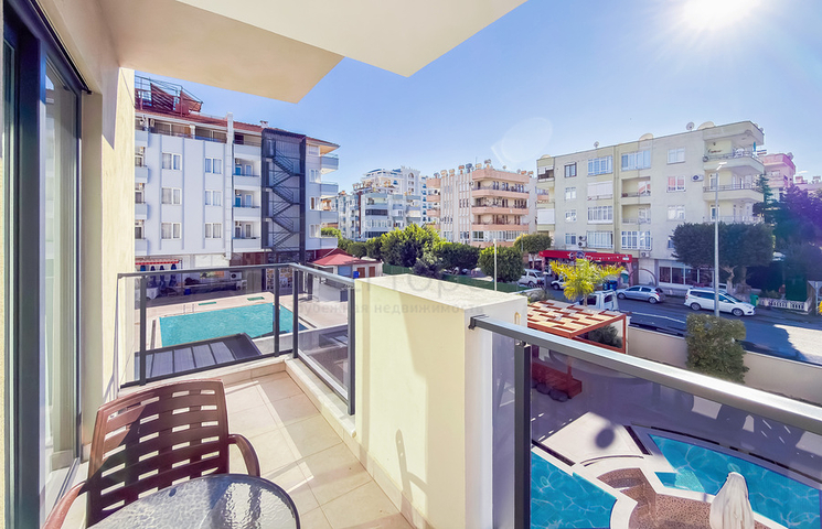 Двухкомнатная квартира 2+1 в центральной части Аланьи рядом с городской инфраструктурой