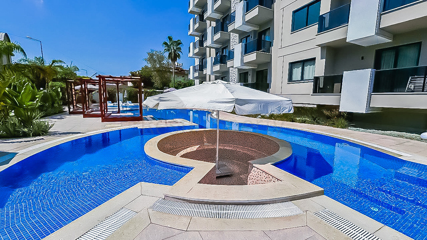 Двухкомнатная квартира 2+1 в центральной части Аланьи рядом с городской инфраструктурой