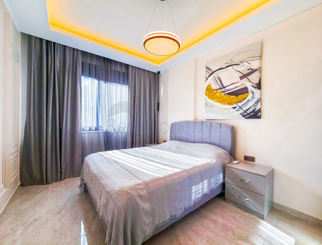 Двухкомнатная квартира 2+1 в центральной части Аланьи рядом с городской инфраструктурой