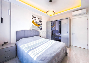 Двухкомнатная квартира 2+1 в центральной части Аланьи рядом с городской инфраструктурой