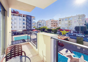 Двухкомнатная квартира 2+1 в центральной части Аланьи рядом с городской инфраструктурой