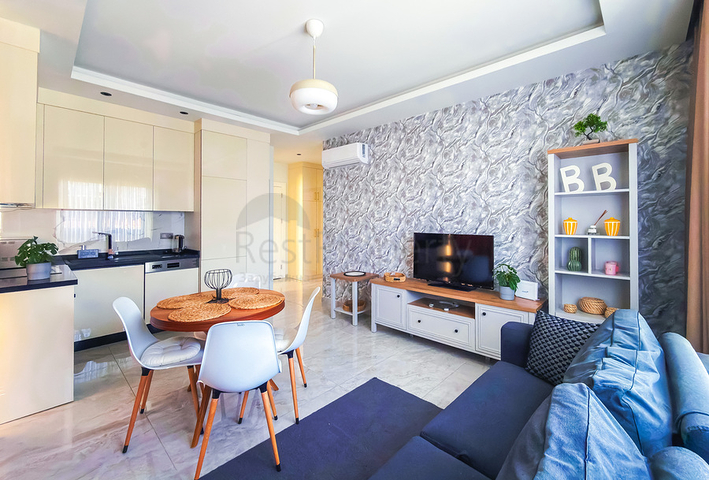 Современная трёхкомнатная квартира 2+1 в центре Аланьи