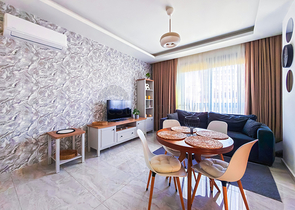 Современная трёхкомнатная квартира 2+1 в центре Аланьи