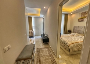 Двухкомнатная квартира 1+1 в современном доме района Оба