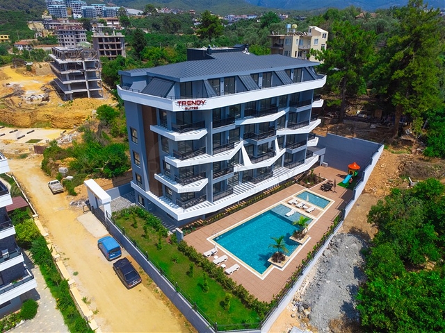 Современная двухкомнатная квартира 1+1 в районе Оба