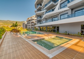 Современная двухкомнатная квартира 1+1 в районе Оба