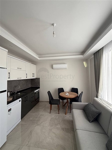 Двухкомнатная квартира 1+1 с мебелью в районе Оба