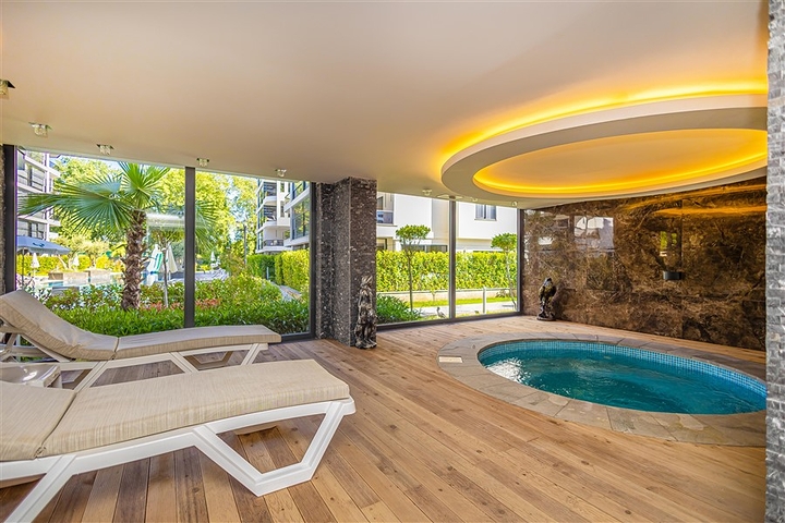 Двухкомнатная квартира 1+1 в современном жилом комплексе района Оба