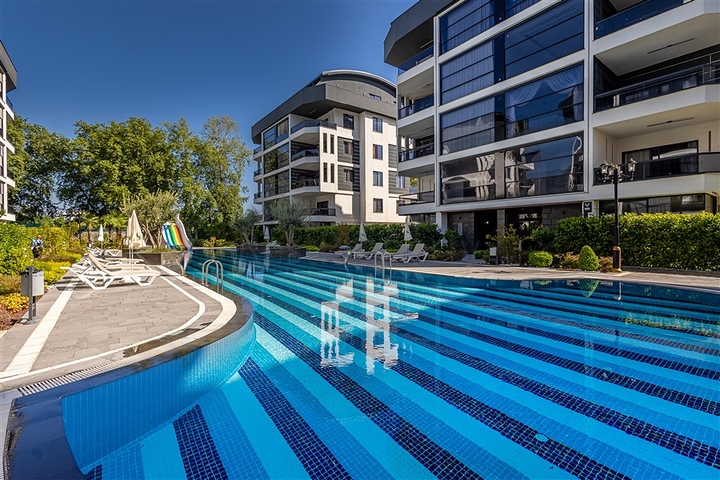 Двухкомнатная квартира 1+1 в современном жилом комплексе района Оба