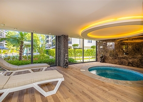 Двухкомнатная квартира 1+1 в современном жилом комплексе района Оба