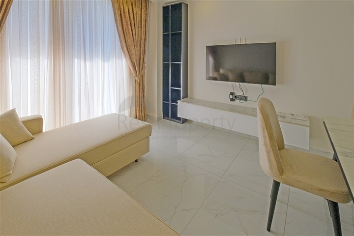 Двухкомнатная квартира 1+1 в районе Авсаллар