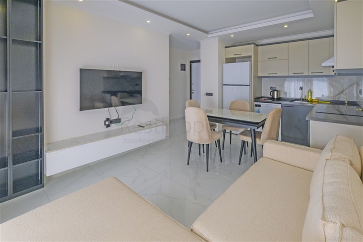 Двухкомнатная квартира 1+1 в районе Авсаллар