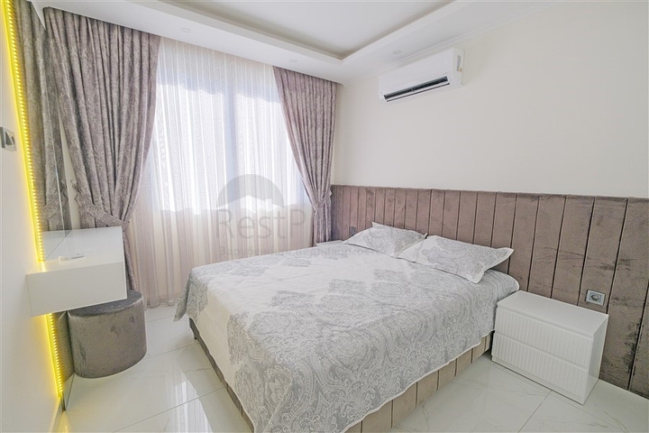 Двухкомнатная квартира 1+1 в районе Авсаллар