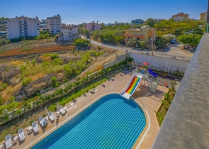 Двухкомнатная квартира 1+1 в районе Авсаллар