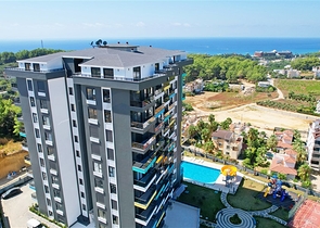 Двухкомнатная квартира 1+1 в районе Авсаллар