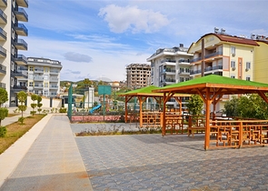 Однокомнатная квартира 1+1 в современном жилом доме района Авсаллар