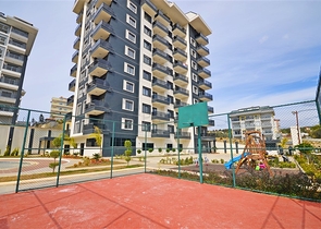 Однокомнатная квартира 1+1 в современном жилом доме района Авсаллар