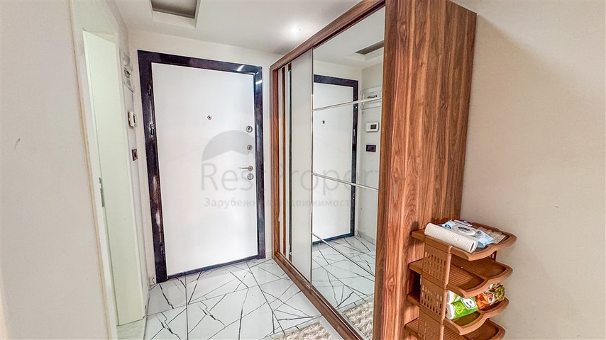 Двухкомнатная квартира 1+1 в центре Аланьи рядом с городской инфраструктурой