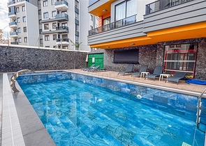 Двухкомнатная квартира 1+1 в центре Аланьи рядом с городской жизнью