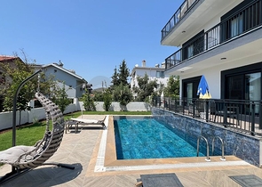 Уютный отдельно стоящий дом с участком в районе Фетхие