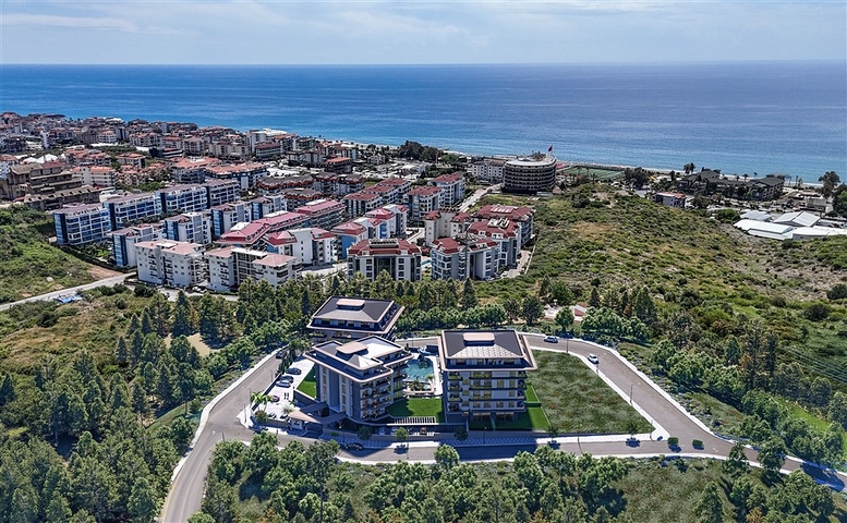 Современные квартиры в новом жилом проекте в районе Кестель