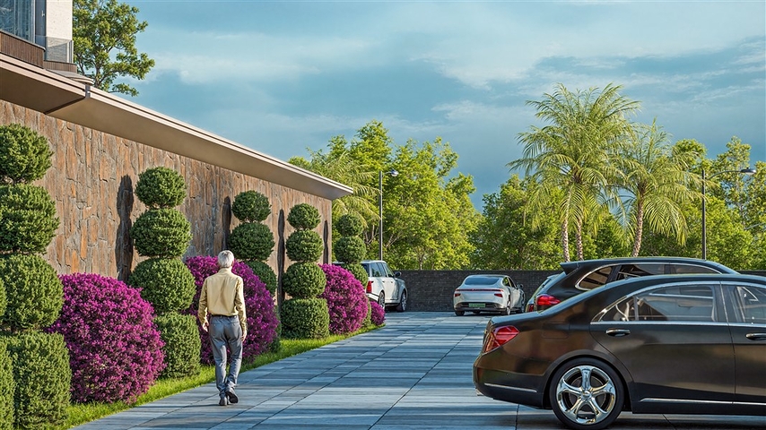 Современные квартиры в новом жилом проекте в районе Кестель