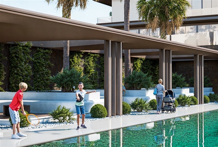 Современные квартиры в новом жилом проекте в районе Кестель