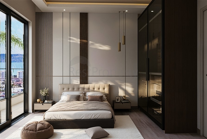 Современные квартиры в новом жилом проекте в районе Кестель