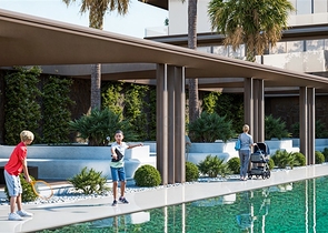 Современные квартиры в новом жилом проекте в районе Кестель