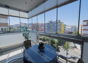 Светлая квартира 2+1 в районе Клеопатра